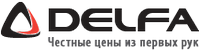Логотип фирмы Delfa в Ельце